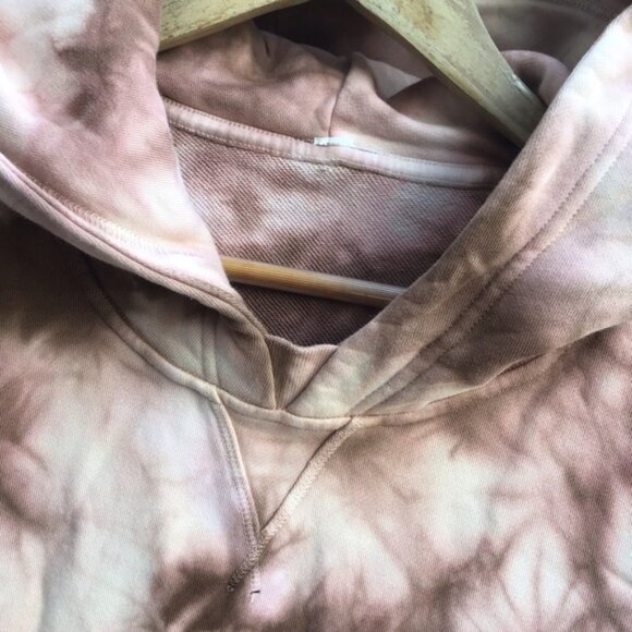 Lululemon athletica all yours hoodie women’s 8 tie dye brown pink sweater yoga - Picture 4 of 7